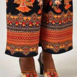 Rajdeep Ranawat Rambha Beige & Orange Floral Printed Jumpsuit -Textalux Sales 011223rr43 5