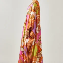 Rajdeep Ranawat Imama Multi-Color Whimsical Print Kaftan -Textalux Sales 013122023rr13 3