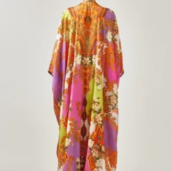 Rajdeep Ranawat Imama Multi-Color Whimsical Print Kaftan -Textalux Sales 013122023rr13 5