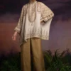 Rajdeep Ranawat Chanel Pearlescent Ivory Floral Print Kaftan Tunic 1 Rajdeep Ranawat Chanel Pearlescent Ivory Floral Print Kaftan Tunic -Textalux Sales 013122023rr23 1