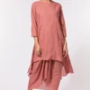 Aikeyah Pink Draped Dress -Textalux Sales 014ak5 1