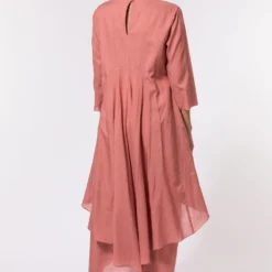 Aikeyah Pink Draped Dress -Textalux Sales 014ak5 5