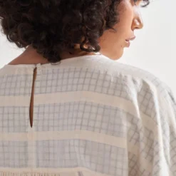 Amrich Ivory Handwoven Dana Shirt -Textalux Sales 0404amr11 6