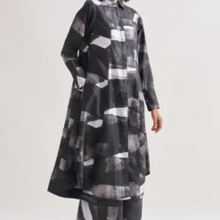 Amrich Black Handpainted Tunic -Textalux Sales 0404amr29 4