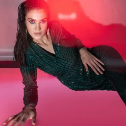 Rohit Gandhi + Rahul Khanna Emerald Alto Sequin Jumpsuit -Textalux Sales 0503rg24 4