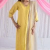 Shorshe Marigold Yellow Kurta Set -Textalux Sales 0710sh08 1