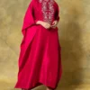 Jayanti Reddy Red Zardosi Embellished Kaftan -Textalux Sales 090723jr02 1