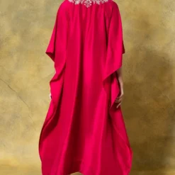 Jayanti Reddy Red Zardosi Embellished Kaftan -Textalux Sales 090723jr02 5