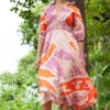 Twinkle Hanspal Milah Abstract Printed Midi Dress -Textalux Sales 10723th24 1