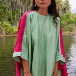 Twinkle Hanspal Marina Colour Blocked Kaftan Set 9 Twinkle Hanspal Marina Colour Blocked Kaftan Set -Textalux Sales 10723th34 4