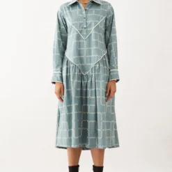 SNOB Nessa Chevron Printed Tiered Dress