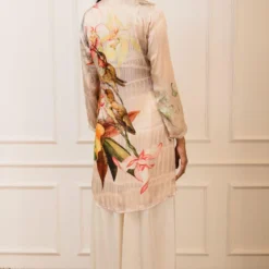 Varun Bahl Pret Botanical Printed Buttoned Down Tunic 11 Varun Bahl Pret Botanical Printed Buttoned Down Tunic -Textalux Sales 111vb54 5