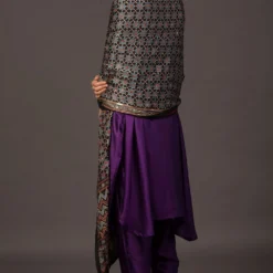 Prahnaaya Purple Hand Embroidered Ajrakh Patch Kurta Set 11 Prahnaaya Purple Hand Embroidered Ajrakh Patch Kurta Set -Textalux Sales 118prac3 5