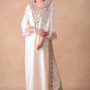 Anamika Khanna Ethereal Ivory Floral & Sequin Kurta-Skirt Set -Textalux Sales 12124ak40 1