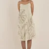 NAMBI-KAI Sage White Dress -Textalux Sales 12623nr22 1