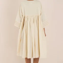 NAMBI-KAI Soft Vanilla Dress -Textalux Sales 12623nr34 4