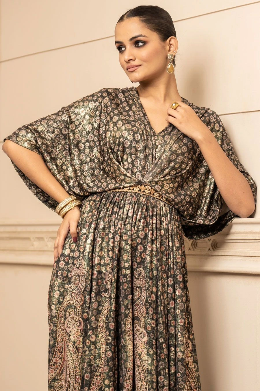 Tarun Tahiliani Black Panelled Jumpsuit 7 Tarun Tahiliani Black Panelled Jumpsuit - Image 5