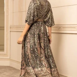 Tarun Tahiliani Black Panelled Jumpsuit 13 Tarun Tahiliani Black Panelled Jumpsuit -Textalux Sales 13323tt20 6