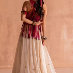 Swatti Kapoor Rani Pink Quilted Top -Textalux Sales 13623sk38 4