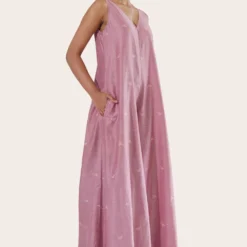 November Noon Resham Jamdani Work Jumpsuit -Textalux Sales 13923nn12 3