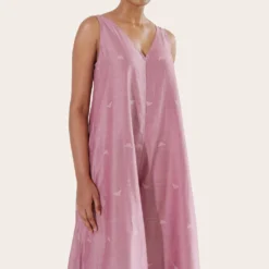 November Noon Resham Jamdani Work Jumpsuit -Textalux Sales 13923nn12 4