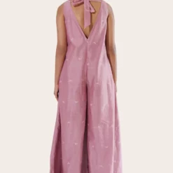 November Noon Resham Jamdani Work Jumpsuit -Textalux Sales 13923nn12 5