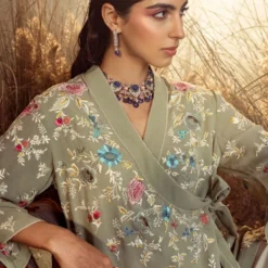 PATINE Sage Green Embroidered Wrap Top -Textalux Sales 14423pat36 3