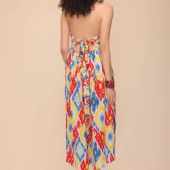 Payal Jain Multicoloured Abstract Printed Jumpsuit -Textalux Sales 14623pj18 4