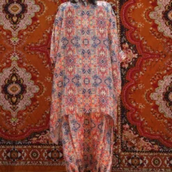 NORN Taza Abstract Printed Kaftan Set -Textalux Sales 14723nn44 3