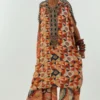 Aseem Kapoor Ritu Kaftan & Sharara Set -Textalux Sales 1503ak11 1
