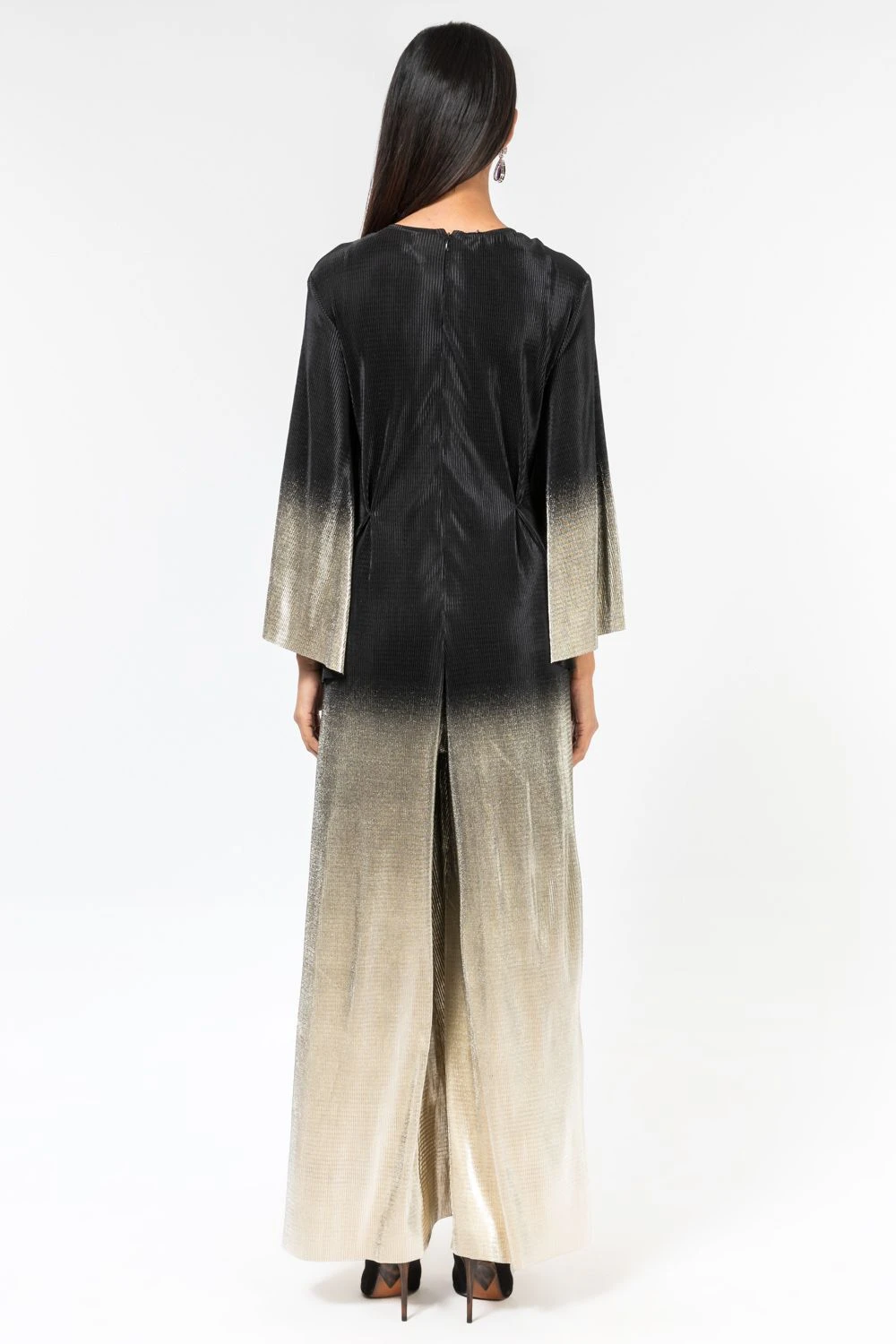 431-88 By Shweta Kapur Ombre Pleated Jumpsuit 6 431-88 By Shweta Kapur Ombre Pleated Jumpsuit - Image 4