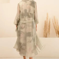 Arcvsh By Pallavi Singh Mint Floral Printed Jacket & Jumpsuit -Textalux Sales 15423arc32 3