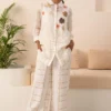 Arcvsh By Pallavi Singh Ivory Floral Buttoned Down Shirt -Textalux Sales 15423arc38 1