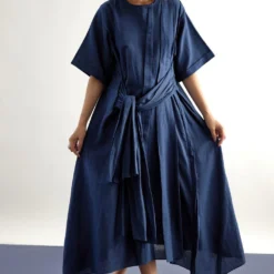 ECHO Navy Ridge Dress -Textalux Sales 156ech8 2