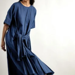 ECHO Navy Ridge Dress -Textalux Sales 156ech8 4