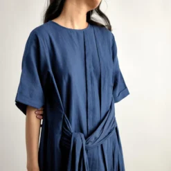 ECHO Navy Ridge Dress -Textalux Sales 156ech8 5