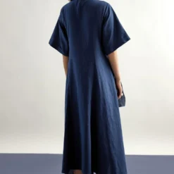 ECHO Navy Ridge Dress -Textalux Sales 156ech8 7