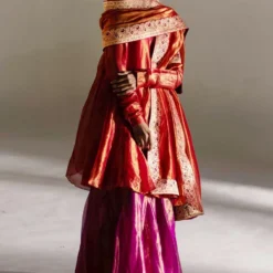 Mimamsaa Crimson Louisa Kurta Set 8 Mimamsaa Crimson Louisa Kurta Set -Textalux Sales 1602 311mr20 2