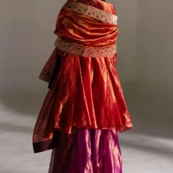 Mimamsaa Crimson Louisa Kurta Set 11 Mimamsaa Crimson Louisa Kurta Set -Textalux Sales 1602 311mr20 5