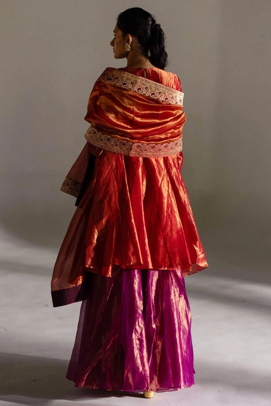 Mimamsaa Crimson Louisa Kurta Set 7 Mimamsaa Crimson Louisa Kurta Set - Image 5