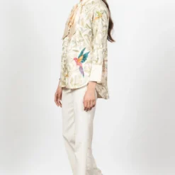 PATINE Ivory Audrey Tie Up Top -Textalux Sales 16095 3