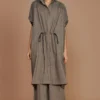 Mati Brown Striped Kaftan Set -Textalux Sales 163mati19 1