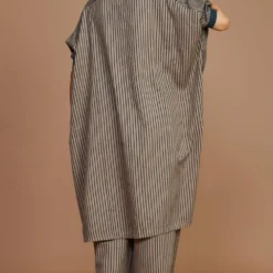 Mati Brown Striped Kaftan Set -Textalux Sales 163mati19 4