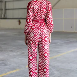 Pooja Keyur Noa Brick Jumpsuit -Textalux Sales 16623pk12 4