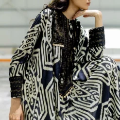 Pooja Keyur Orion Black Embellished Kaftan Set -Textalux Sales 16623pk21 4