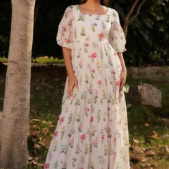 Ode To Odd White Countryside Bliss Dress