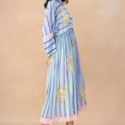 Vineet Rahul Alvirah Bougainville Drop Shoulder Dress -Textalux Sales 17823vr35 3