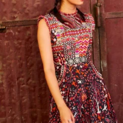 SVA Multicoloured Patchwork Jumpsuit