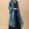 Divyam Mehta Blue Bandhani Kurta Set 1 Divyam Mehta Blue Bandhani Kurta Set -Textalux Sales 180723dm01 1