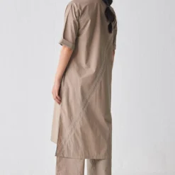 Three Sage Flap Pocket Tunic Set -Textalux Sales 18223toc51 5